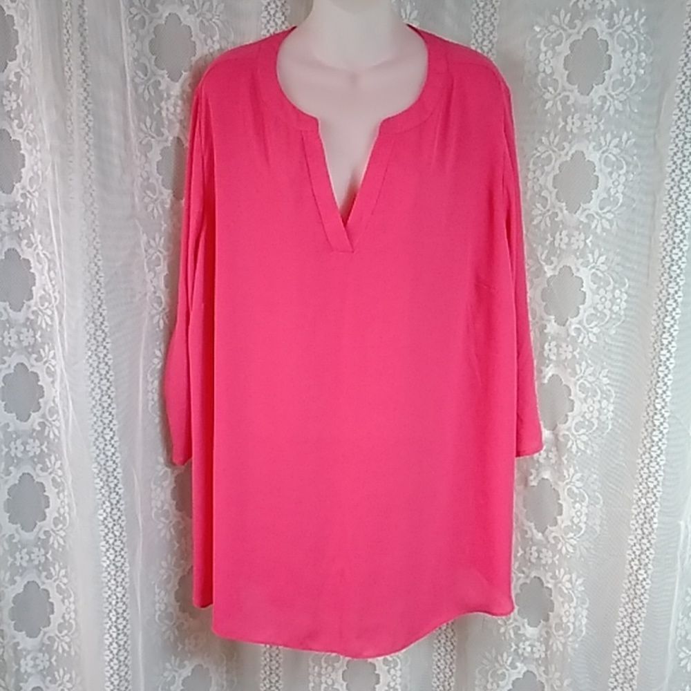 CHAUS NEW YORK PLUS SIZE 3X WOMEN'S BLOUSE